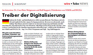Im Interview: Dr. Uwe-Peter Weigmann und Ralf Kappertz, Präsidenten von VDKM und IWCEA: Treiber der Digitalisierung